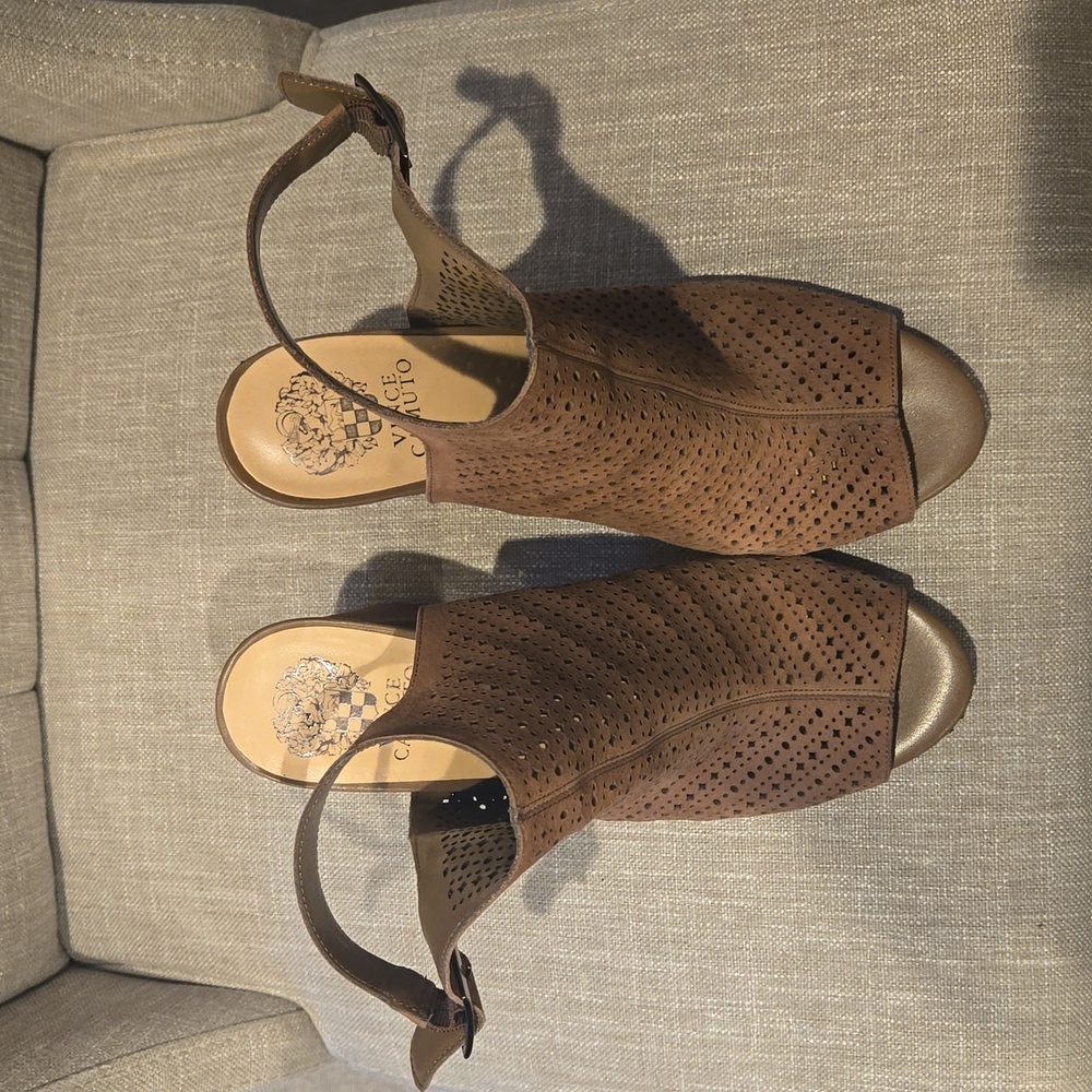 Vince Camuto Selda Open Toe Block Heel Bootie Siz… - image 5